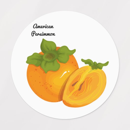 Cute Fruit Stickers Fun Designs School Labels ラベル (デザイン2)