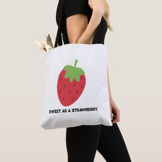 Cute Fruit-Themed Everyday Bag トートバッグ (クローズアップ)