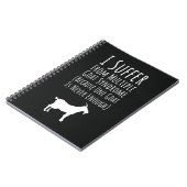 Cute Fun Gifts For Goat Owners Farmer Pet Lady ノートブック (左側)