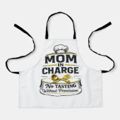 Cute Fun mom  Gift  Apron エプロン (正面)