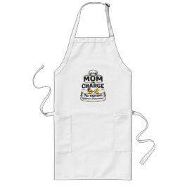 Cute Fun mom  Gift  Apron ロングエプロン