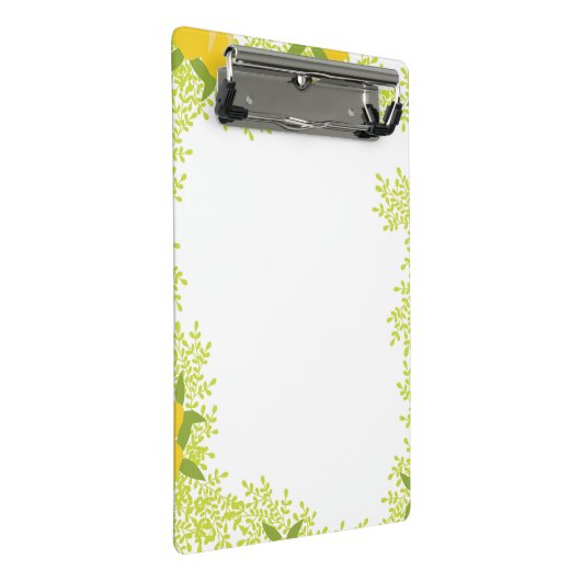 Cute & Functional Mini Lemon Design Clipboard ミニクリップボード (アングル)
