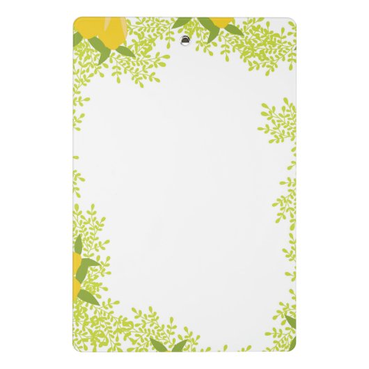 Cute & Functional Mini Lemon Design Clipboard ミニクリップボード (裏面)