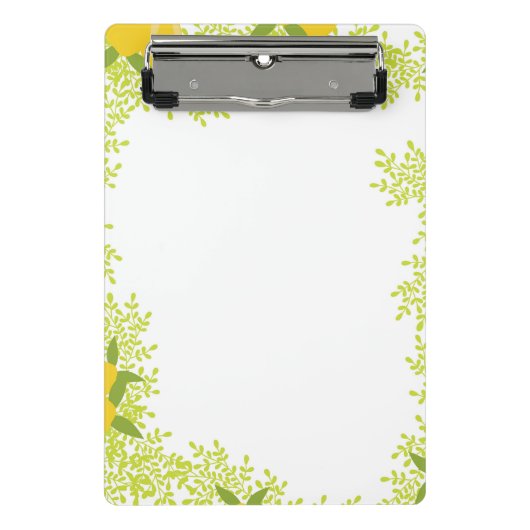 Cute & Functional Mini Lemon Design Clipboard ミニクリップボード (正面)
