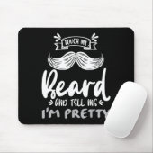 Cute Funny Beard Quote Gift For Bearded Men And Lo マウスパッド (マウス)