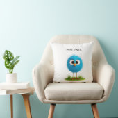 Cute Funny Bird Pillow PSST Design Gift for Home  クッション (椅子)