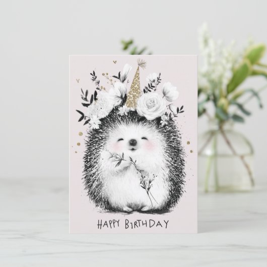 Cute Funny Birthday Card (スタンド正面)