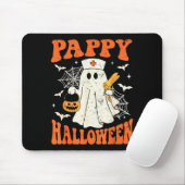 Cute Funny Boo Ghost Nurses Pappy Halloween Obgyn  マウスパッド (マウス)