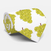 Cute funny bunch of grapes cartoon illustration ネクタイ (ロール)