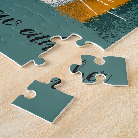 Cute Funny Cat Nap ジグソーパズル (側面)