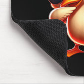 Cute Funny Cool Duck Dabbing Heart Valentines Day マウスパッド (コーナー)