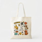 Cute Funny Dog Lover Tote Bag トートバッグ (正面)