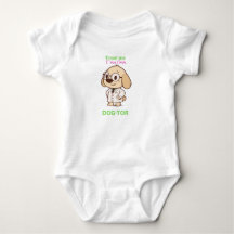 Cute Funny Dog-Tor Baby Bodysuit