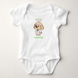 Cute Funny Dog-Tor Baby Bodysuit ベビーボディスーツ
