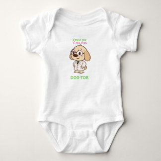 Cute Funny Dog-Tor Baby Bodysuit ベビーボディスーツ