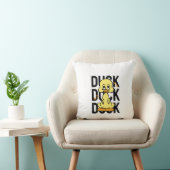 Cute Funny Duck Throw Pillow クッション (椅子)