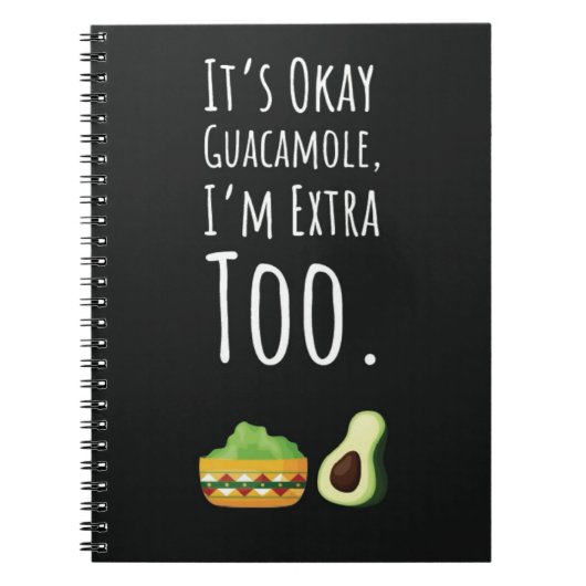 Cute Funny Guacamole Gifts Avocado Lover ノートブック (正面)