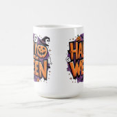 Cute funny halloween コーヒーマグカップ (中央)