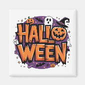 Cute funny halloween マグネット (正面)