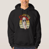 Cute & Funny Halloween Ghost Flute & Fluting  4 パーカ (正面)