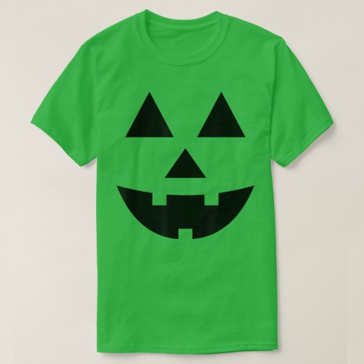Cute Funny Halloween Pumpkin Face Jack O Lantern M Tシャツ (デザイン正面)