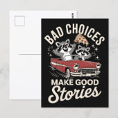 Cute Funny Humor Friend Friendship BFF ポストカード (正面/裏面)