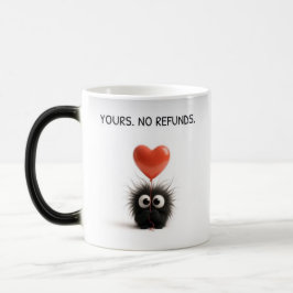 Cute Funny Monster Mug – Yours No Refunds Gift Cup モーフィングマグカップ