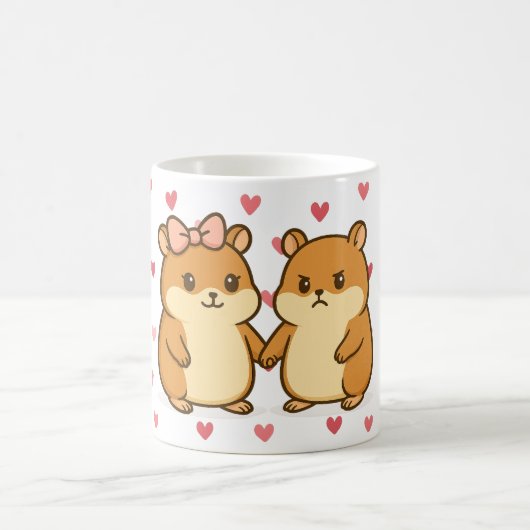 cute funny mugs コーヒーマグカップ (中央)