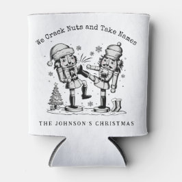 Cute funny nutcrackers Christmas personalized  缶クーラー