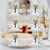 Cute Funny Penguin Christmas Gift Labels シール