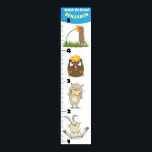 Cute funny rodents animals cartoon growth chart ポスター<br><div class="desc">Adorable animal fun featuring our cute guinea pig,  hamster,  prairie dog and rabbit cartoon illustration for a child's room.</div>