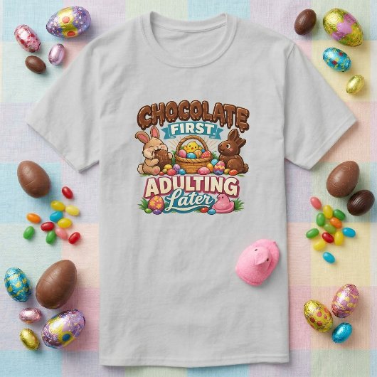 Cute & Funny Spring Holiday Chocolate Lover Tシャツ