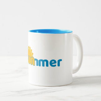 Cute & Funny Summer Mug- Perfect Gift for Friends  ツートーンマグカップ