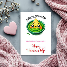 Cute Funny Valentine Card Cartoon Fruits Love シーズンカード