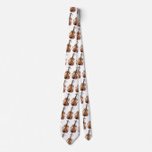 Cute funny violin musical cartoon character  ネクタイ (正面)