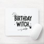 Cute Funny Witch Witchy Birthday Witches Happy Wom マウスパッド (マウス)
