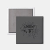 Cute Funny Witch Witchy Birthday Witches Happy Wom マグネット (正面/裏面)