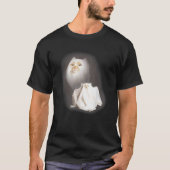 Cute Funny Wizard Cat Ghost Weird Kitten Cat Meme  Tシャツ (正面)