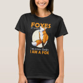 Cute Furry Foxes Retro Animal Zoo Classic Passion Tシャツ (正面)