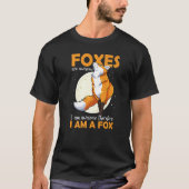 Cute Furry Foxes Retro Animal Zoo Classic Passion  Tシャツ (正面)