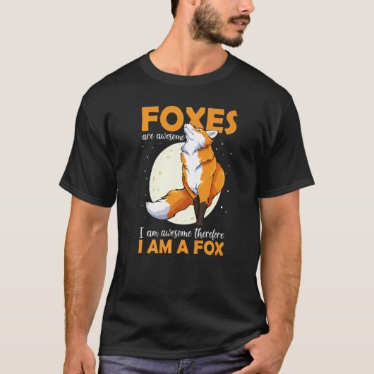 Cute Furry Foxes Retro Animal Zoo Classic Passion Tシャツ (正面)