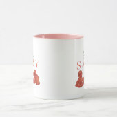Cute furry puppy mug, Stay Sassy マグカップ (中央)
