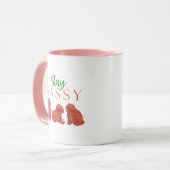 Cute furry puppy mug, Stay Sassy マグカップ (正面左)