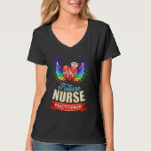 Cute Future Nurse Practitioner Graduation Hear Win Tシャツ (正面)