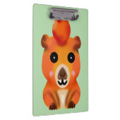 Cute Fuzzy Capybara with Orange | Kawaii Animal Ar クリップボード (右)