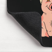 Cute G With Santa Claus Hat Christmas Long Sleeve  マウスパッド (コーナー)