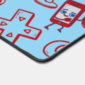 Cute Gaming Themed Desk Mat デスクマット (コーナー)