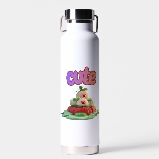 Cute Garden Delights Water Bottle ウォーターボトル (正面)