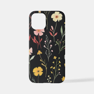 Cute Garden Flowers Design iPhone 12 Miniケース