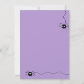 Cute Gargoyle Halloween Party Invitation 招待状 (裏面)